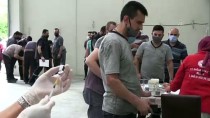 ORGANİZE SANAYİ BÖLGESİ - Bilecik'te Mobil Ekipler Fabrikalarda Çalisanlari Kovid-19'A Karsi Asiliyor