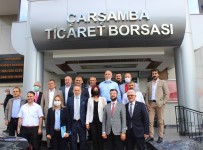 CUMHURİYET HALK PARTİSİ - CHP Heyetinden Çarsamba Ticaret Borsasi'na Ziyaret