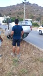 TURGUTREIS - Devrilen Otomobilin Sürücüsü Kazadan Yara Almadan Kurtuldu
