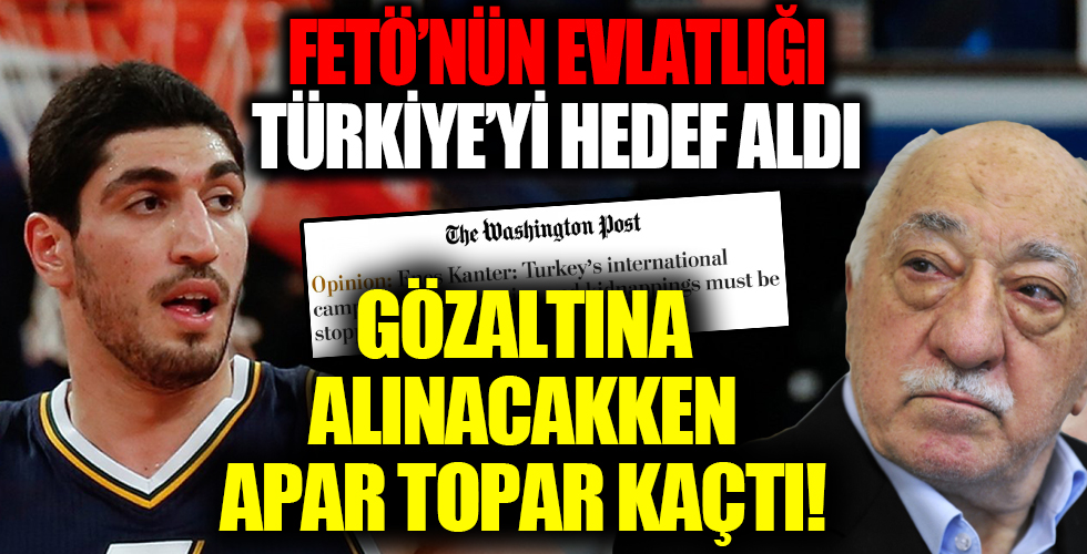 FETÖ'nün evlatlığı Türkiye'yi hedef aldı!