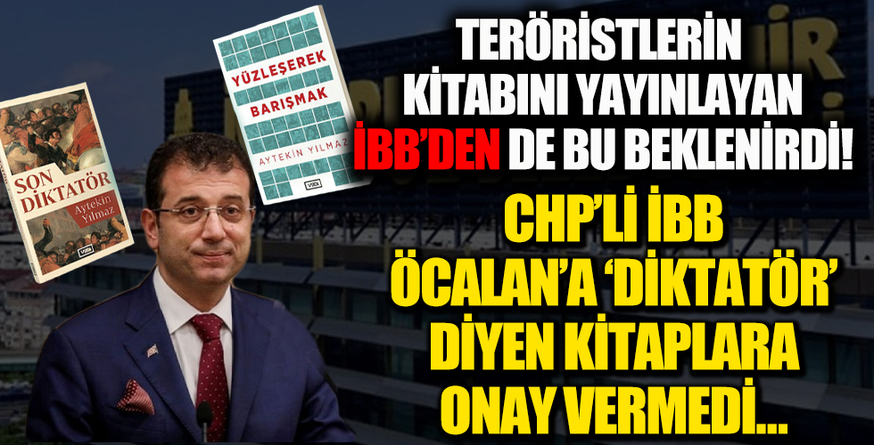 İBB'den skandal karar: Abdullah Öcalan'a diktatör diyen kitabın tanıtımına engel oldular