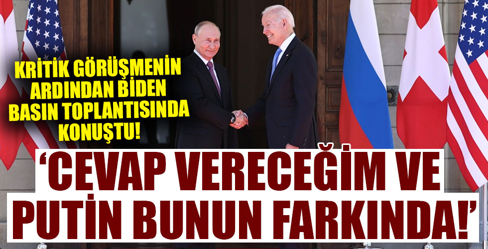 Joe Biden'dan Putin'le zirve sonrası ilk açıklama