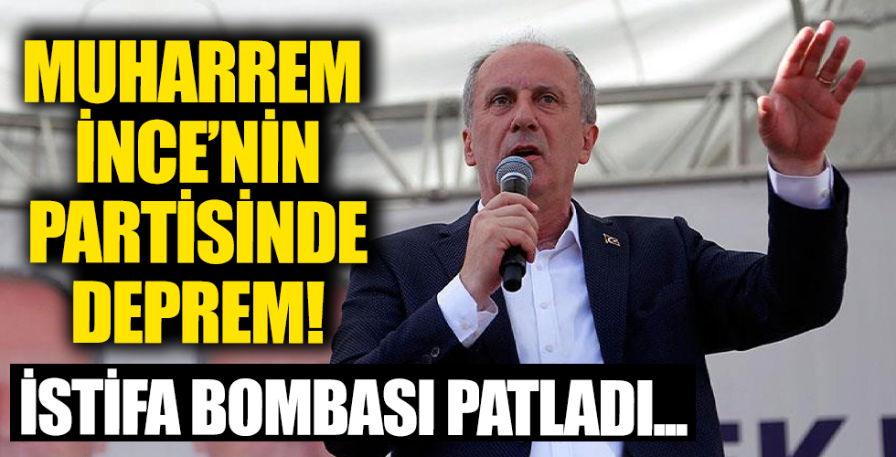 Muharrem İnce’nin Memleket Partisi’nde deprem! İstifanın nedenini açıkladı