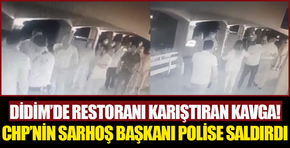 Restoranda kavgaya karışan sarhoş Didim Belediye Başkanı Deniz Atabay polise saldırdı!