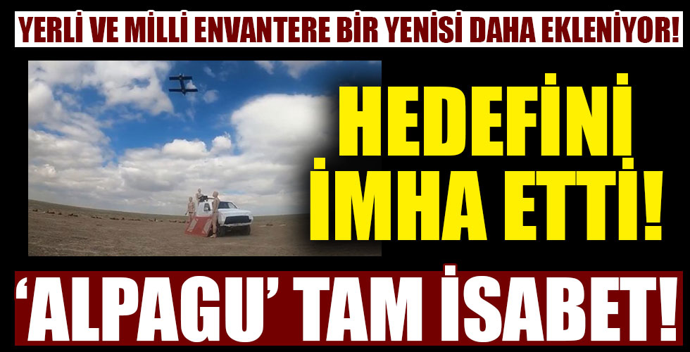 Alpagu mühimmatlı test atışını başarıyla tamamladı!