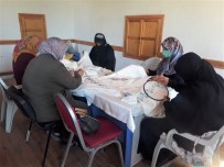 SOSYAL SORUMLULUK - Tusba Belediyesinden 'Ev Tekstili Ürünleri Hazirlama' Kursu