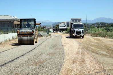 Çolakli Turizm Merkezine Sicak Asfalt Çalismasi