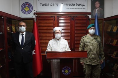 Diyanet Isleri Baskani Erbas, Kosova Türk Temsil Heyeti Baskanligi'ni Ziyaret Etti