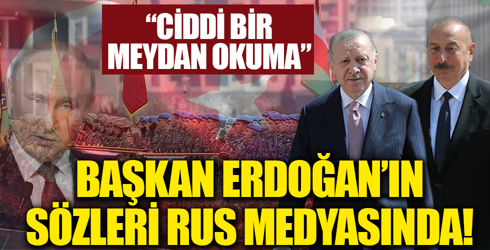 Erdoğan'ın sözleri Rus medyasında!