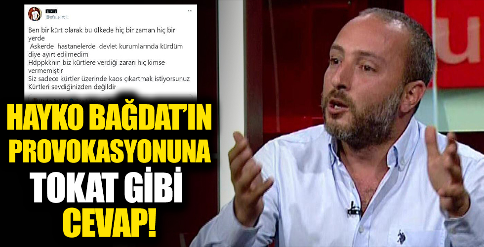 Hayko Bağdat'ın tehlikeli provokasyonuna anlamlı kapak