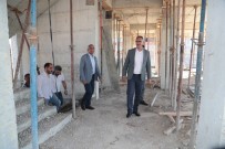 KÜTÜPHANE - Kus, Yapimi Süren Gençlik Merkezini Inceledi