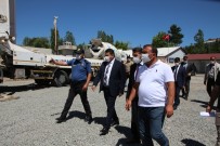 TEMEL ATMA TÖRENİ - Varto Ilçe Emniyet Müdürlügü Binasinin Temeli Törenle Atildi