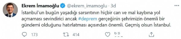 İmamoğlu'ndan deprem şovu!