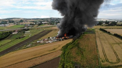 Çatalca'da Büyük Fabrika Yangini