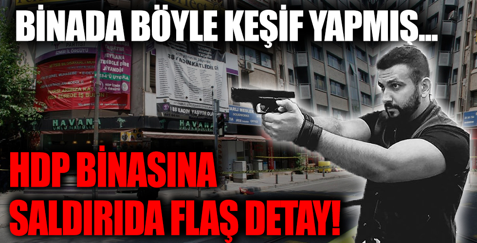 HDP binasına saldıran Onur Gencer aynı binada bulunan İngilizce kursuna keşif amaçlı yazılmış