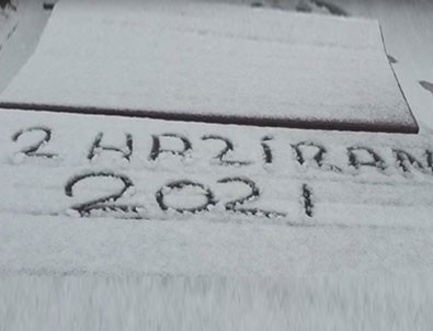 Bursa Uludağ beyaz örtüye büründü!