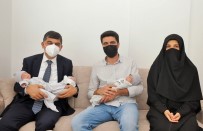 BABALAR GÜNÜ - Fadiloglu, Ayhan Ailesinin Üçüz Bebek Sevincine Ortak Oldu