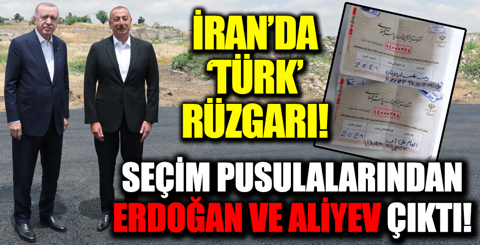 İran Cumhurbaşkanlığı seçimlerinde Erdoğan ve Aliyev’e oy