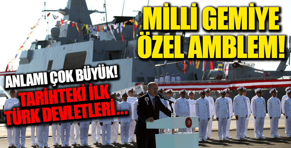 Milli gemiye özel amblem! Tarihte kurulan ilk Türk devletleri...