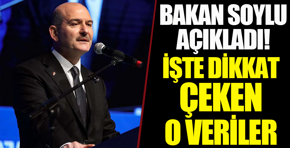 Bakan Soylu uyuşturucu operasyonlarına ilişkin dikkat çeken verileri paylaştı!