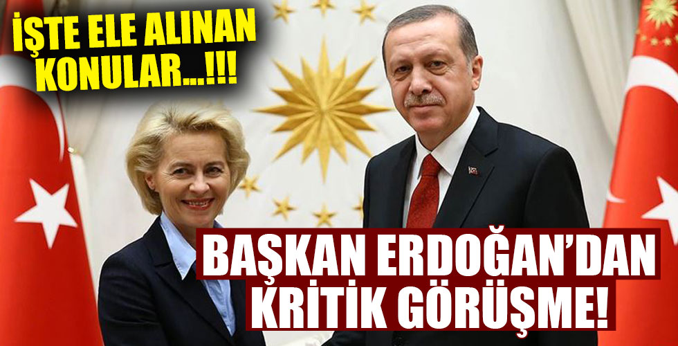 Başkan Erdoğan'dan kritik görüşme!