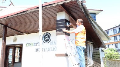 Düzce'de Mahalle Parklari Güvenli Hale Getiriliyor