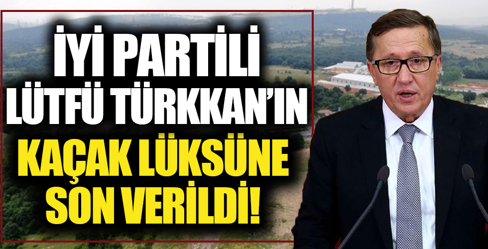 İYİ Partili Lütfü Türkkan'ın Kocaeli Dilovası'ndaki kaçak çiftliği yıkım öncesi tahliye ediliyor