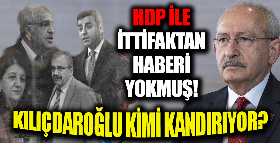 Kemal Kılıçdaroğlu'nun HDP ile ittifak sorusuna cevabı!