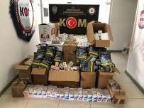 SIGARA - Mersin'de 3 Milyon 310 Bin Bandrolsüz Makaron Ele Geçirildi