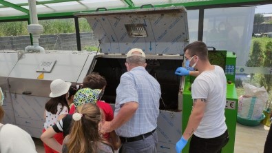 Minik Ögrenciler Yemek Artiklarini Gübre Yapti