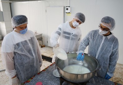 Ögrenciler, Çig Süte Katma Deger Kazandirarak Reçel Haline Getirdi