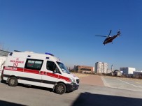 KALP KRİZİ - Sariz'daki Iki Hastanin Yardimina Helikopter Ambulans Yetisti