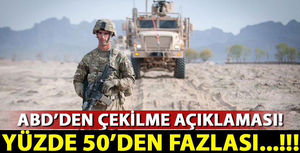 ABD'den çekilme açıklaması!
