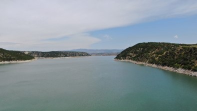 Ankara Barajlarinin Doluluk Orani Havadan Görüntülendi