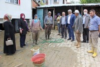  MECLİS - Baskan Çaliskan'dan Hasanlar Köyüne 'Geçmis Olsun' Ziyareti