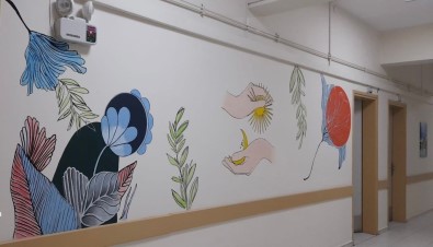 Hastane Duvarlari Sanatla Bulusuyor