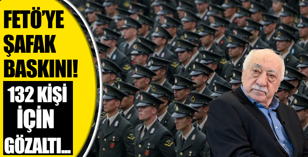 İzmir'de FETÖ operasyonu: 132 şüpheli hakkında gözaltı kararı verildi