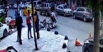 KANARYA MAHALLESİ - (Özel) Motosikletin Yasli Adama Çarptigi Anlar Kamerada