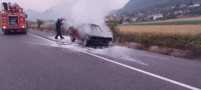 Seyir Halindeyken Bir Anda Alev Aldi