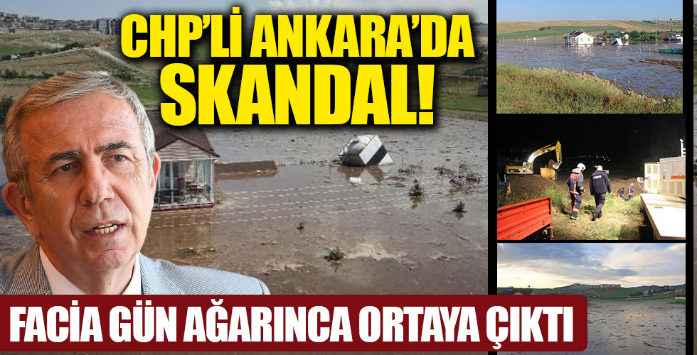 Ankara Yenimahalle'de sel: Gün ağarınca facia ortaya çıktı