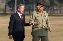 KARA KUVVETLERİ - Bakan Akar, Pakistan Kara Kuvvetleri Komutani Bajwa'yi Kabul Etti