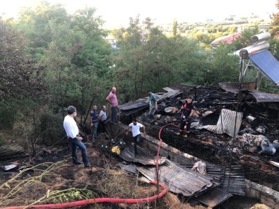 Bingöl'de Çati Yangini, 1 Kisi Hastaneye Kaldirildi