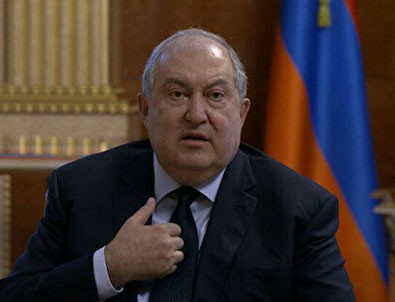 Ermenistan Cumhurbaşkanı Sarkisyan'dan saçma iddia: Türkiye NATO silahlarını kullanarak halkımıza saldırdı!