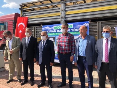 'Koyunlar Artiyor Meralar Senleniyor' Projesi Ile 55 Aileye Bin 100 Küçükbas Verildi