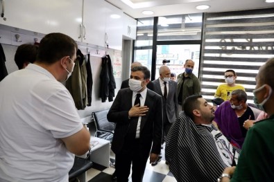Vali Atay Esnafi Ziyaret Etti Sohbet Etti