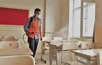 DEZENFEKSİYON - YKS Sinavi Öncesi Okullar Dezenfekte Edildi