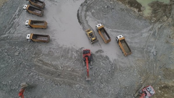 Kanal İstanbul'un temel atma törenine 2 gün kala son durum! Havadan böyle görüntülendi