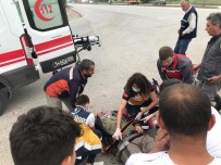 D100 Karayolunda Kamyonet Ile Motosiklet Çarpisti Açiklamasi 1 Yarali