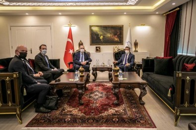 Fransa Büyükelçisi Magro, Vali Bilmez'i Ziyaret Etti.