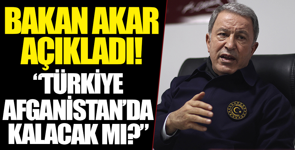 Milli Savunma Bakanı Hulusi Akar'dan önemli açıklamalar